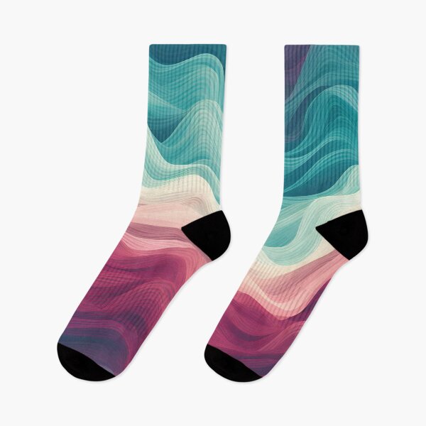 Item preview, Serenity in Wavy Pastel Hues designed and sold by VectorPlace.