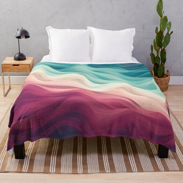 Item preview, Serenity in Wavy Pastel Hues designed and sold by VectorPlace.