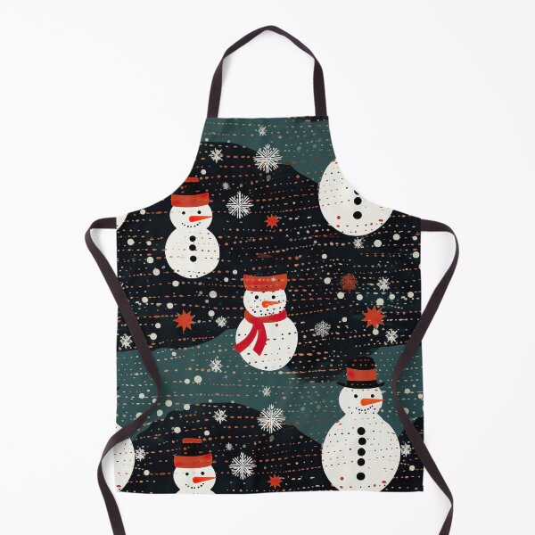 Aperçu de l'œuvre Snowmen Tiled Pattern créée et vendue par Yogimeister.
