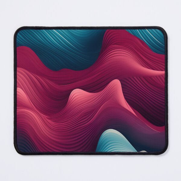 Item preview, Dynamic Rhythm in Crimson and Azure Waves designed and sold by VectorPlace.