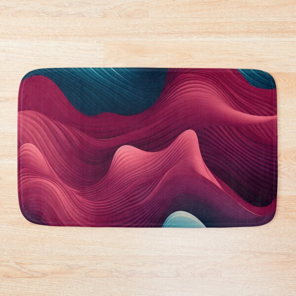Item preview, Dynamic Rhythm in Crimson and Azure Waves designed and sold by VectorPlace.