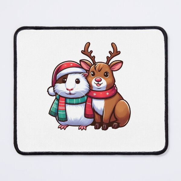 Item preview, Guinea Pig Christmas Reindeer merry pigmas designed and sold by GalaxyGraffiti.