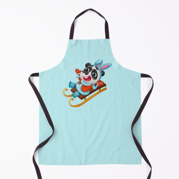 Item preview, A panda on a sled in a rabbit costume designed and sold by Folomkina-store.