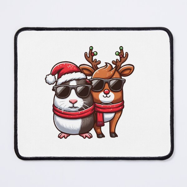 Item preview, Guinea Pig Christmas Reindeer merry pigmas designed and sold by GalaxyGraffiti.