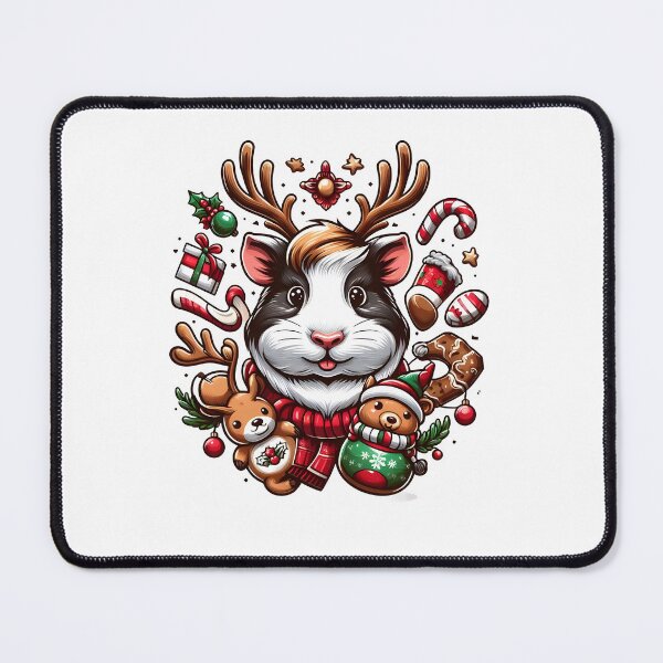 Item preview, Guinea Pig Christmas Reindeer merry pigmas designed and sold by GalaxyGraffiti.