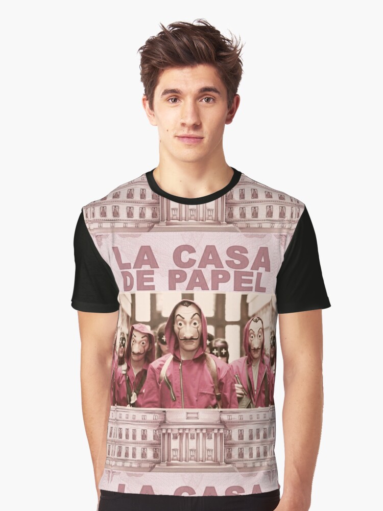 La Casa De Papel Graphic T Shirt By Kiwahs