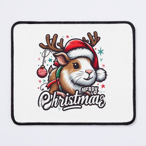Item preview, Guinea Pig Christmas Reindeer merry pigmas designed and sold by GalaxyGraffiti.
