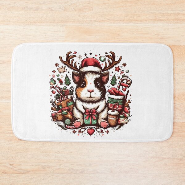 Item preview, Guinea Pig Christmas Reindeer merry pigmas designed and sold by GalaxyGraffiti.