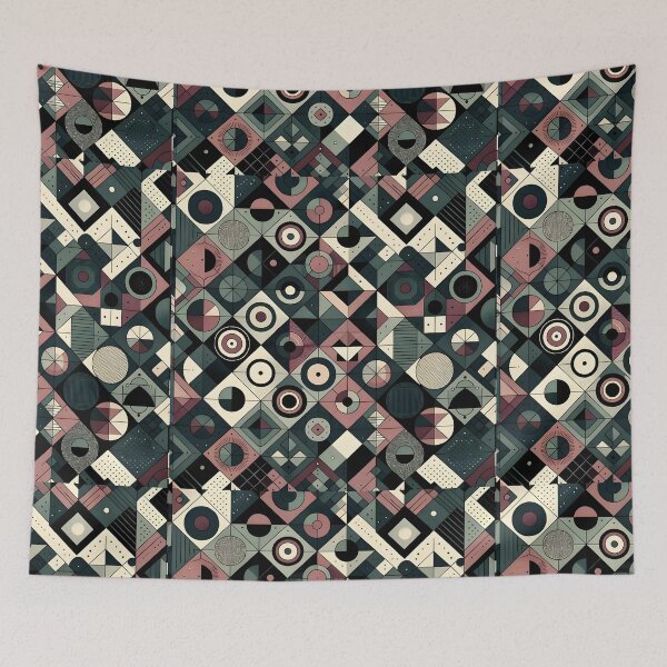 Item preview, Modern Chic Geometric Ambiance  designed and sold by RuyaFab.