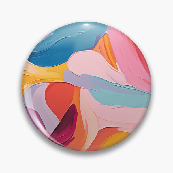 Item preview, Curved Color Palette: Multicolored Oil Paint Layers, Minimalism designed and sold by Moonlit-Forest.