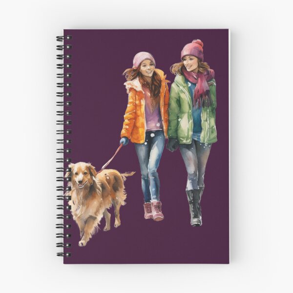 Item preview, Mom and Daughter Walking a Dog designed and sold by Sketch-Shack.
