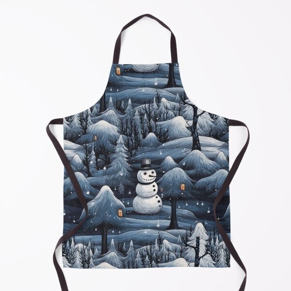 Aperçu de l'œuvre Snowmen Tiled Pattern créée et vendue par Yogimeister.