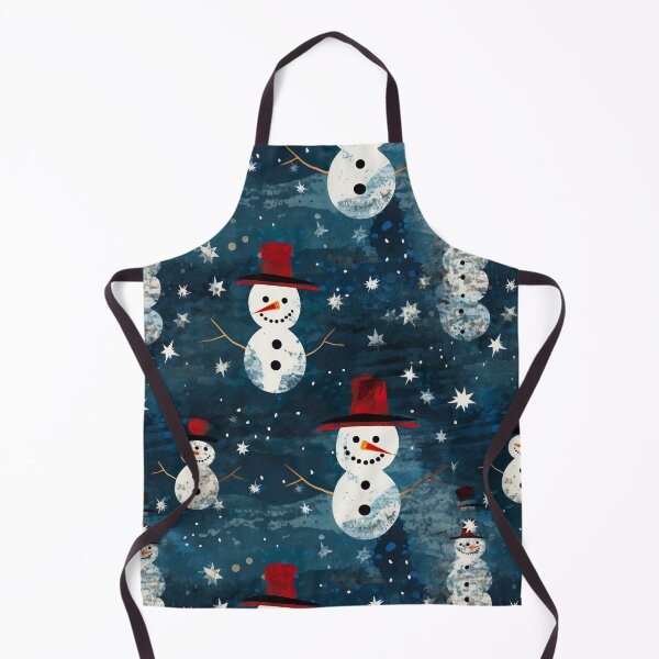 Aperçu de l'œuvre Snowmen Tiled Pattern créée et vendue par Yogimeister.