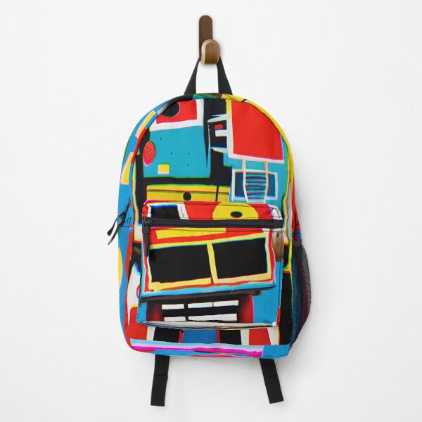 Item preview, The frazzled robot with chromatic abberations reminiscent of its mind designed and sold by ObliqArtworks.