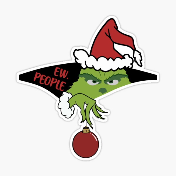 The Grinch Sticker for Sale by pofrstudios