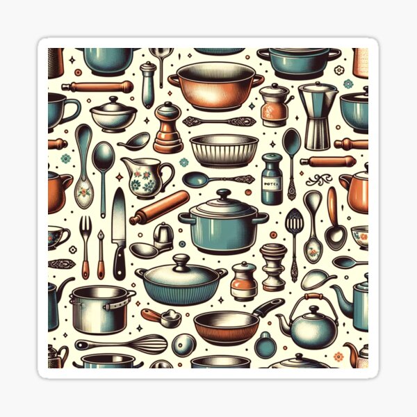 Item preview, Vintage Kitchen Utensils designed and sold by ARTBYAI ∆∇.