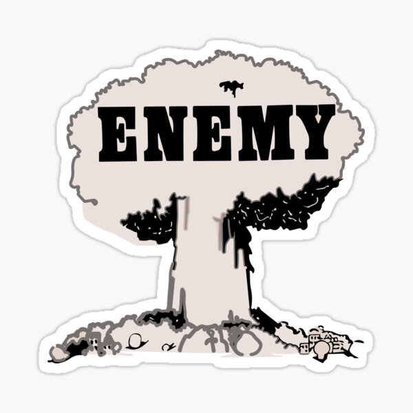 Enemy - British Vintage  Graphic Sticker