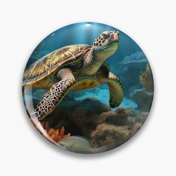 Artikelvorschau, Wasserschildkröte im Ozean entworfen und verkauft von GIULIO OLDRATI.