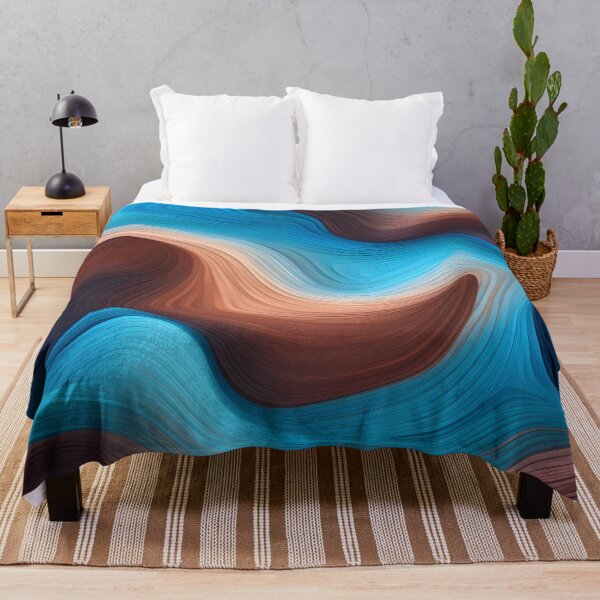 Item preview, Copy of Earthen Waves: Wooden Texture in Seafoam Swirls designed and sold by VectorPlace.