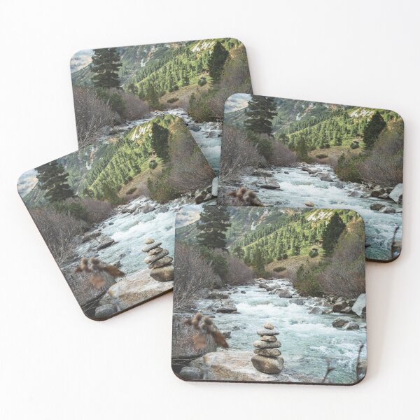 Item preview, Cairn River Mountains Trees Tyrol Zillertal designed and sold by WEFEELART.