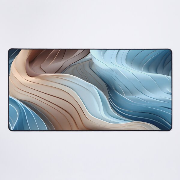 Item preview, Velvet Tides: Smooth Sand and Sea Waves designed and sold by VectorPlace.