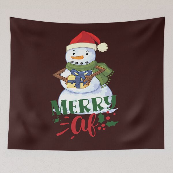 Item preview, Merry AF - Funny Christmas designed and sold by olegarh.