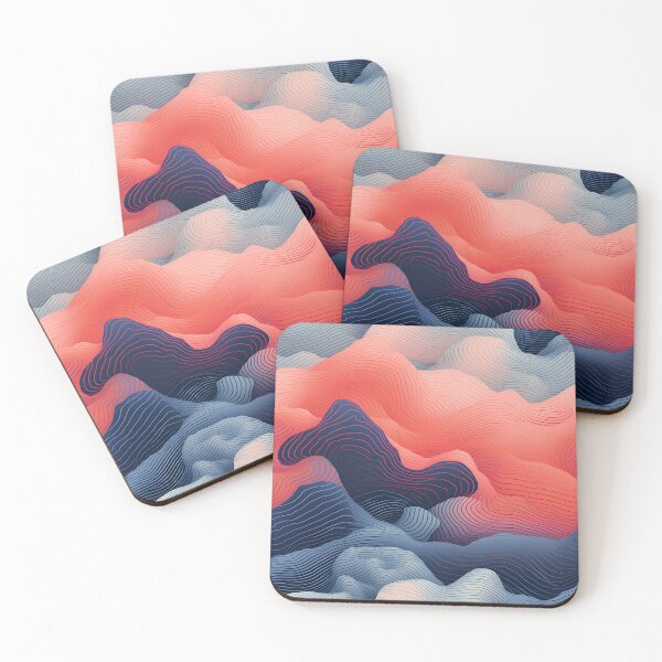 Item preview, Coral Whispers and Ocean Depths Abstract designed and sold by VectorPlace.
