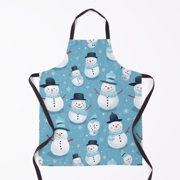 Aperçu de l'œuvre Snowmen Tiled Pattern créée et vendue par Yogimeister.
