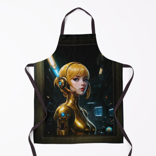 Item preview, It Be Like That Sometimes When On Duty Anime AI Concept Art Portrait by Xzendor7 designed and sold by Xzendor7 Digital Art Creations.