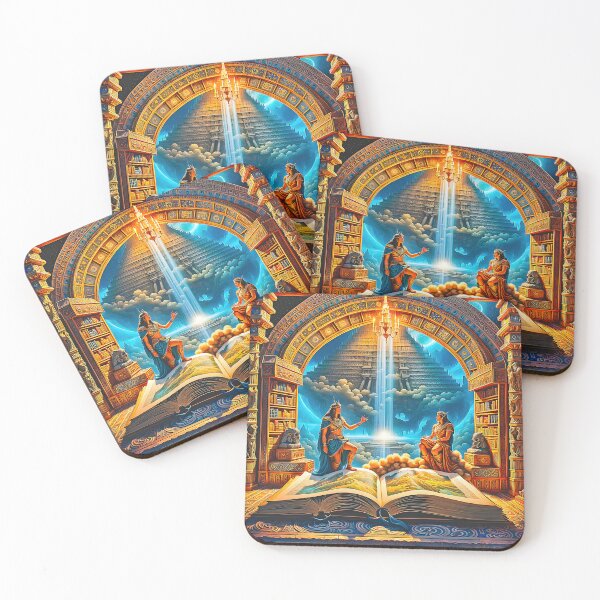 Item preview, Aztec mythical painting designed and sold by AIartistIT.