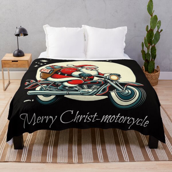 Item preview, Paseo del Trueno de Papá Noel: Feliz Cristo-motocicleta designed and sold by HeadTurningArt.