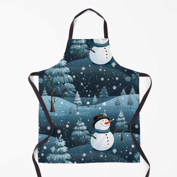 Aperçu de l'œuvre Snowmen Tiled Pattern créée et vendue par Yogimeister.