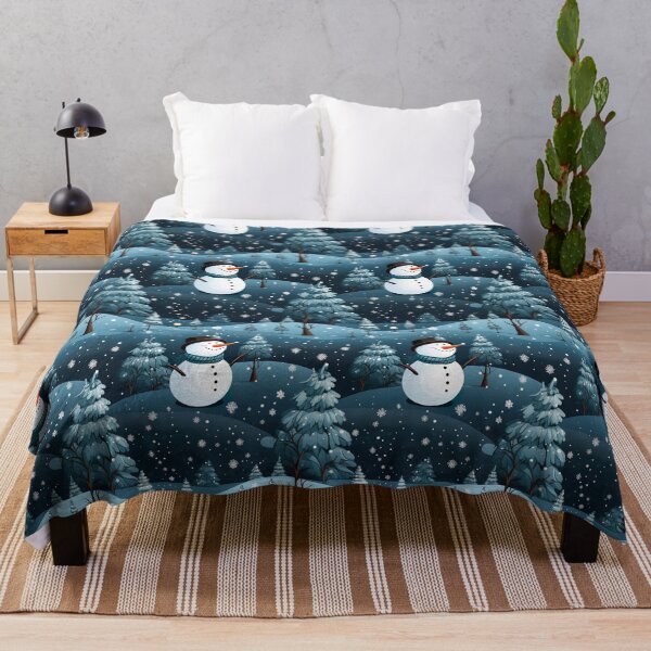 Artikelvorschau, Snowmen Tiled Pattern entworfen und verkauft von Yogimeister.