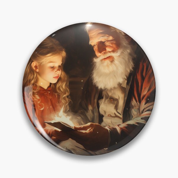 Item preview, Santa Claus with a child on Christmas night designed and sold by GIULIO OLDRATI.