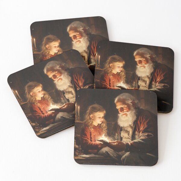 Item preview, Santa Claus with a child on Christmas night designed and sold by GIULIO OLDRATI.