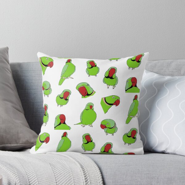 Item preview, green indian ringneck pattern designed and sold by FandomizedRose.
