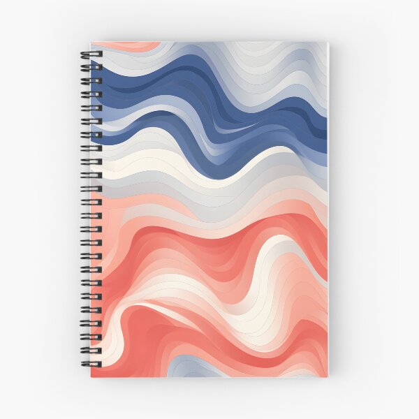 Item preview, Rhythmic Harmony: Nautical Waves and Sunset Swirls designed and sold by VectorPlace.