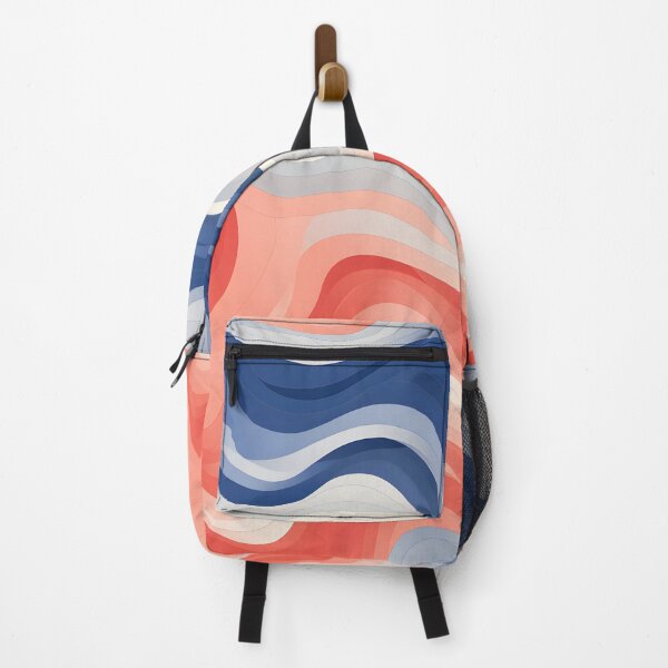 Item preview, Rhythmic Harmony: Nautical Waves and Sunset Swirls designed and sold by VectorPlace.