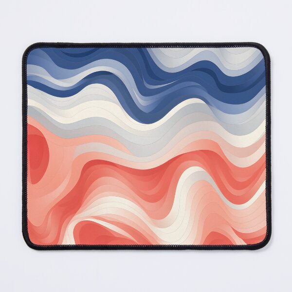 Item preview, Rhythmic Harmony: Nautical Waves and Sunset Swirls designed and sold by VectorPlace.