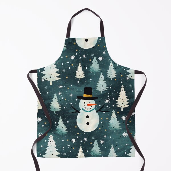 Aperçu de l'œuvre Snowmen Tiled Pattern créée et vendue par Yogimeister.