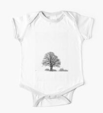 Lone Tree in the Snow One Piece - Short Sleeve