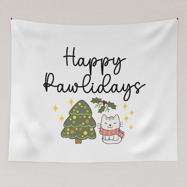 Item preview, Happy Pawlidays designed and sold by shopfindingbeni.