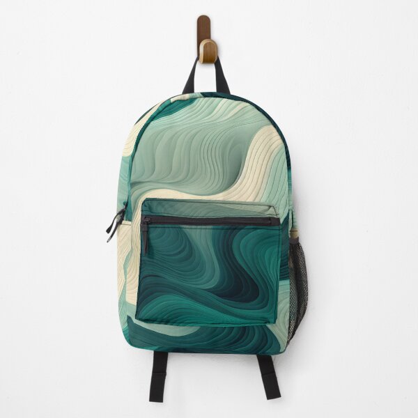 Item preview, Whispering Grooves: Serene Aquatic Abstract designed and sold by VectorPlace.