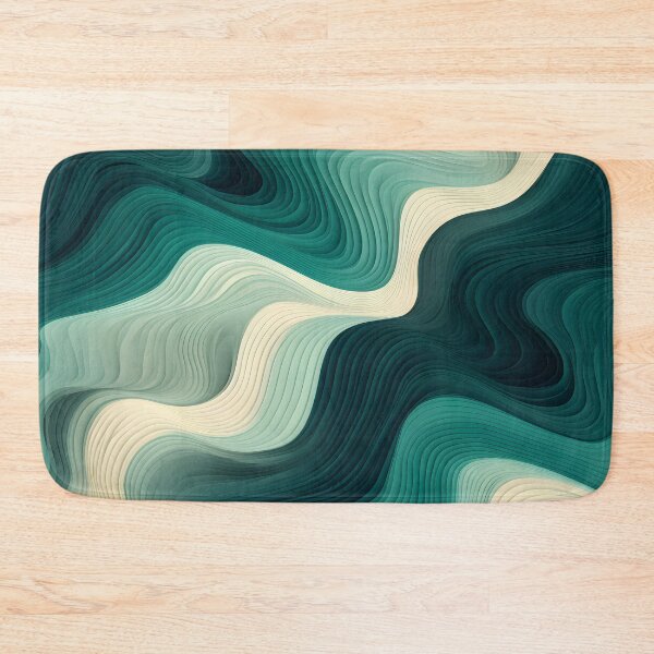 Item preview, Whispering Grooves: Serene Aquatic Abstract designed and sold by VectorPlace.