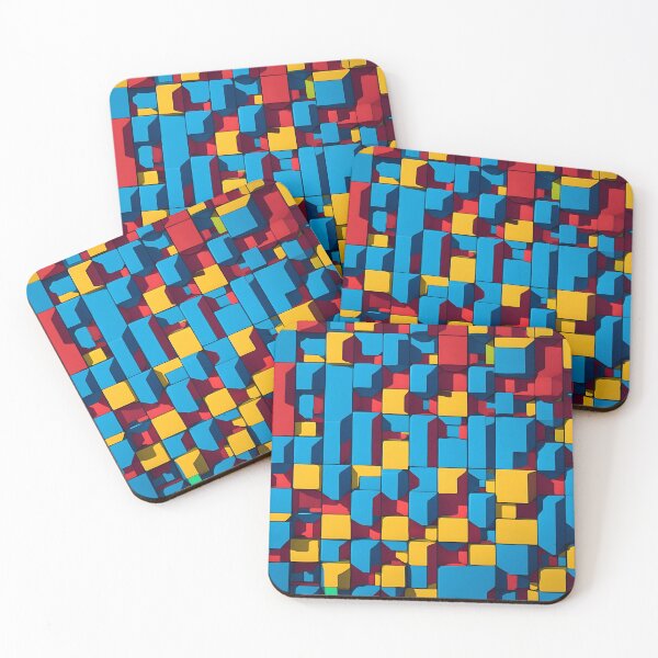 Item preview, Abstract Colorful Blocks Decorative Design designed and sold by Jollys-ArtShop.