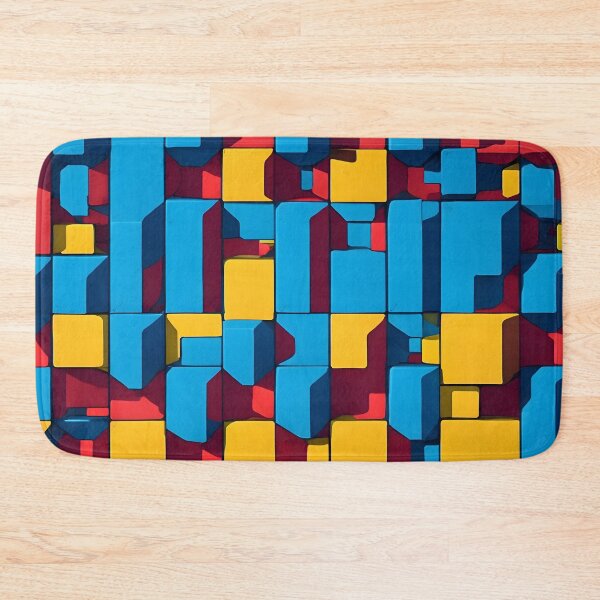 Item preview, Abstract Colorful Blocks Decorative Design designed and sold by Jollys-ArtShop.