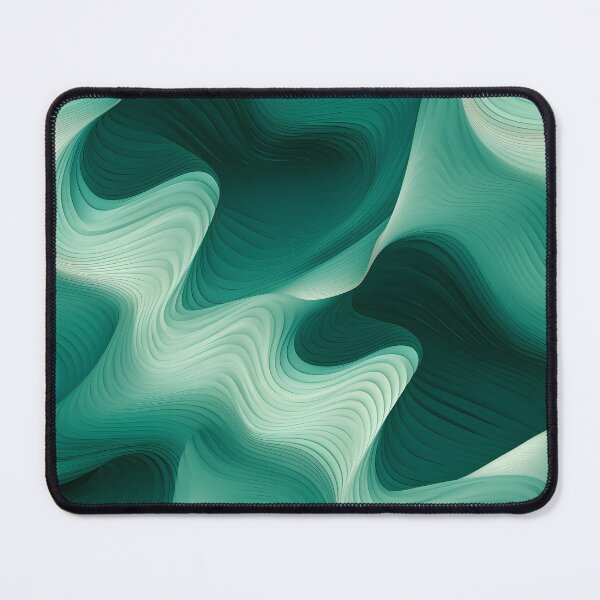 Item preview, Verdant Visions: Abstract Green Waveforms designed and sold by VectorPlace.