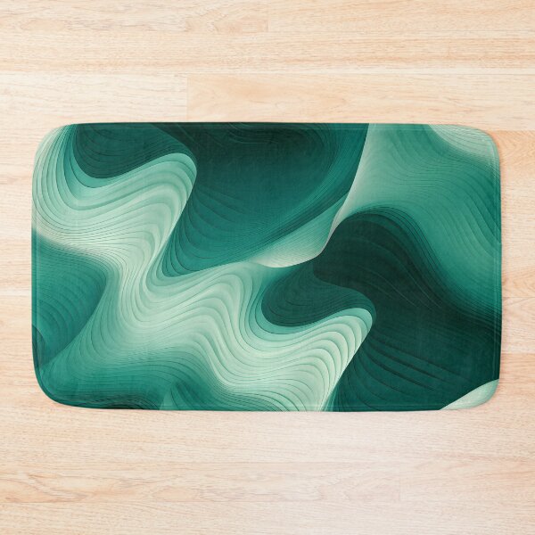 Item preview, Verdant Visions: Abstract Green Waveforms designed and sold by VectorPlace.