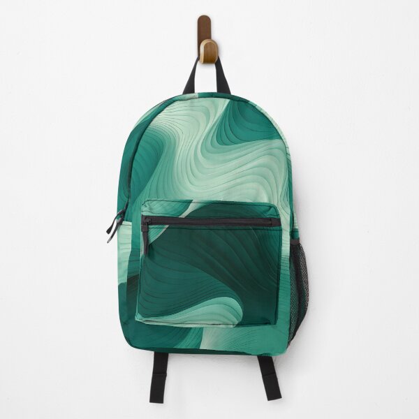 Item preview, Verdant Visions: Abstract Green Waveforms designed and sold by VectorPlace.
