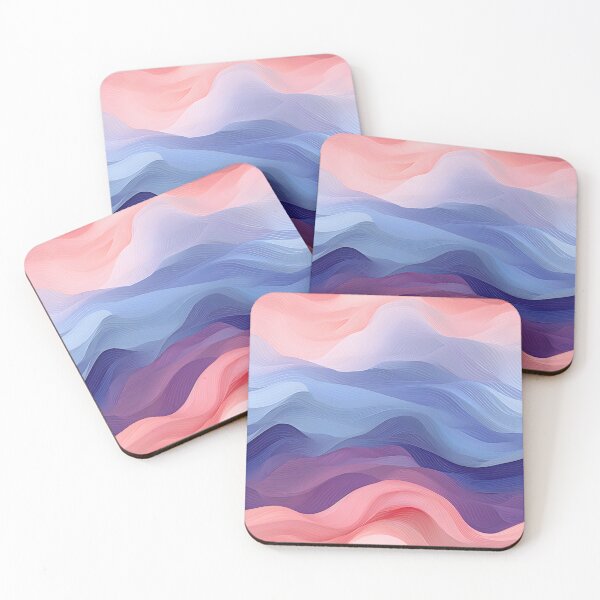 Item preview, Sunset Silk: Wavy Gradient of Pastel Dreams designed and sold by VectorPlace.